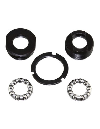 Bottom Bracket Set 3/Piece Crank 1.37x24tpi Black.